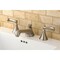 Kingston Brass KS4478FL 8" Widespread Bathroom Faucet, Brushed Nickel KS4478FL - alternate 2